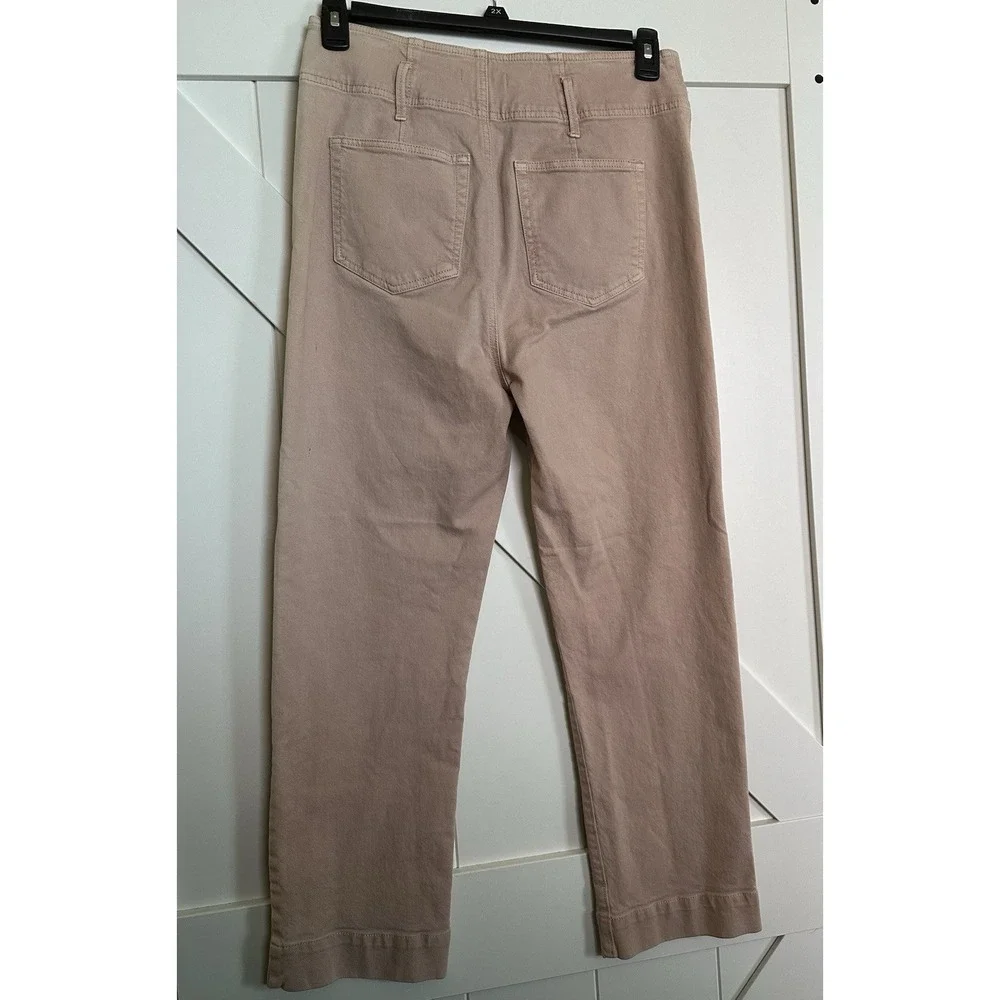 Ann Taylor Women's The Easy Straight Leg Jeans‎ Tan Size 6